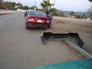 ROJA EL VEHICULO AFECTADO