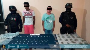 roja dos de los detenidos