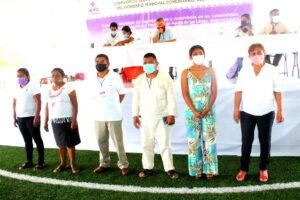 AYUTLA COORDINADORES PRINCIPALES ELEGIDOS, ACOMPAÑADOS POR SUS SUPLENTES