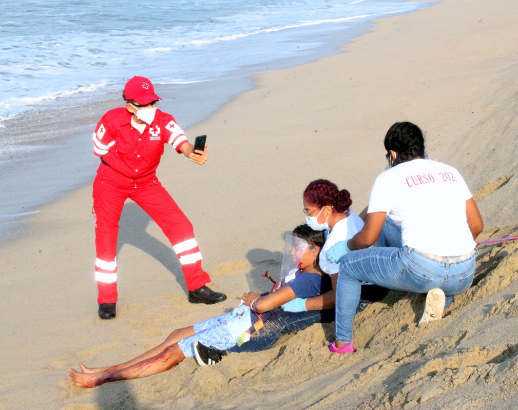 MARQUELIA PARTICIPANTES EN EL SIMULACRO (2)