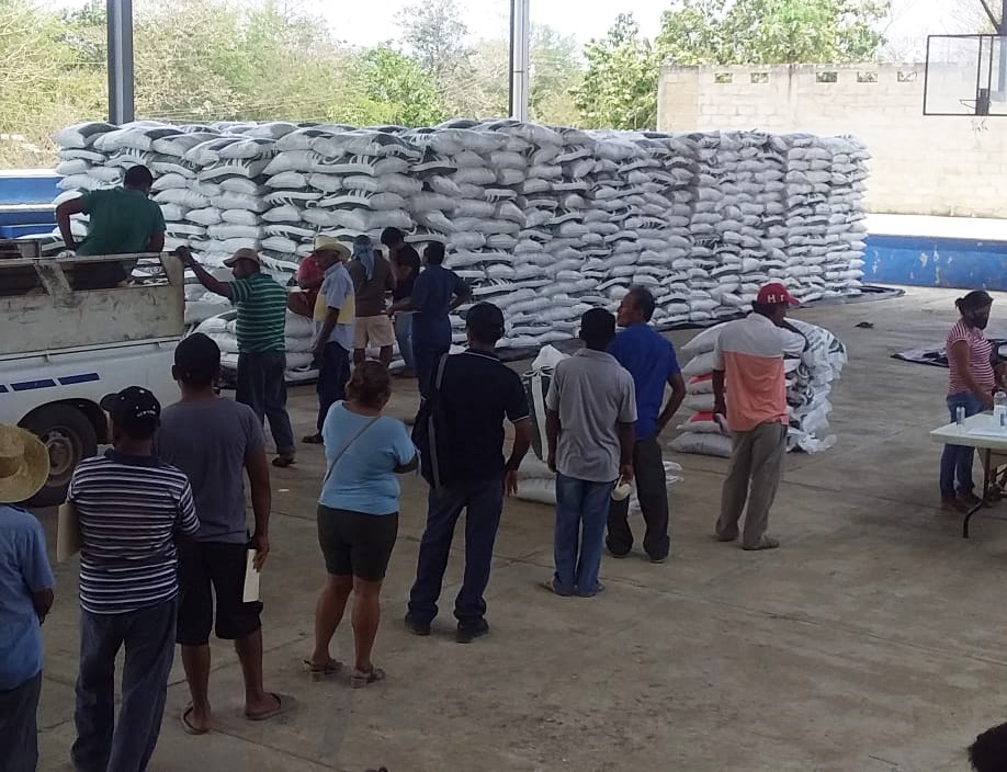 Marquelia Termino la entrega del insumo químico