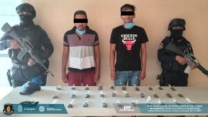ROJA DETENIDOS CON DROGA