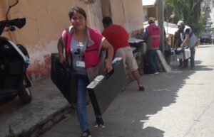 OME entrega de papelería electoral