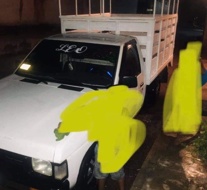 ROJA LA CAMIONETA ROBADA