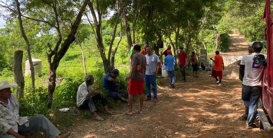 Marquelia Habitantes del lugar realizaron una fajina (1)