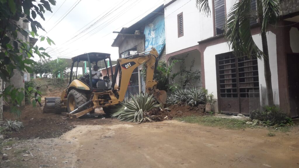 OME construccion de calle