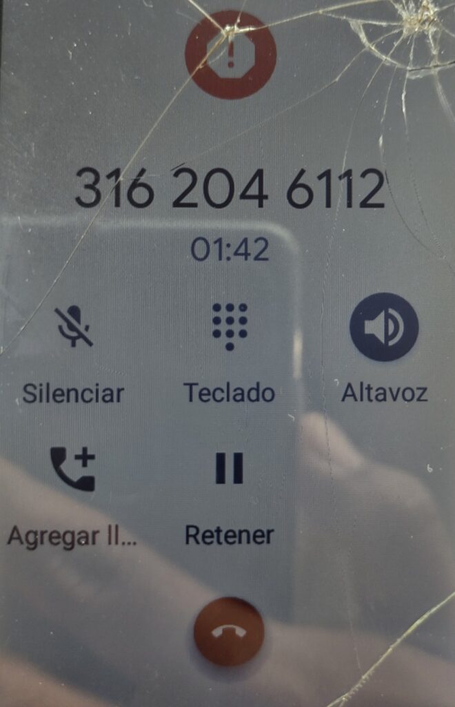 ROJA NUMERO DEL QUE MARCARON