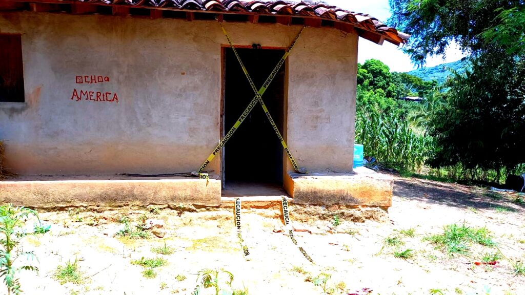ROJA VIVIENDA EN LA QUE FUE ENCONTRADO