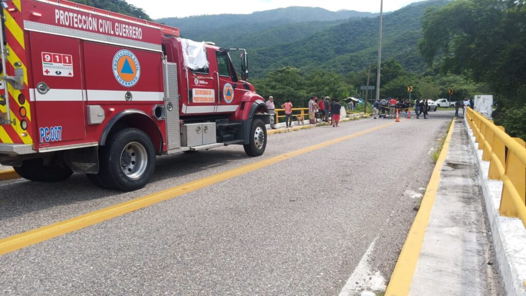 roja lugar del accidente