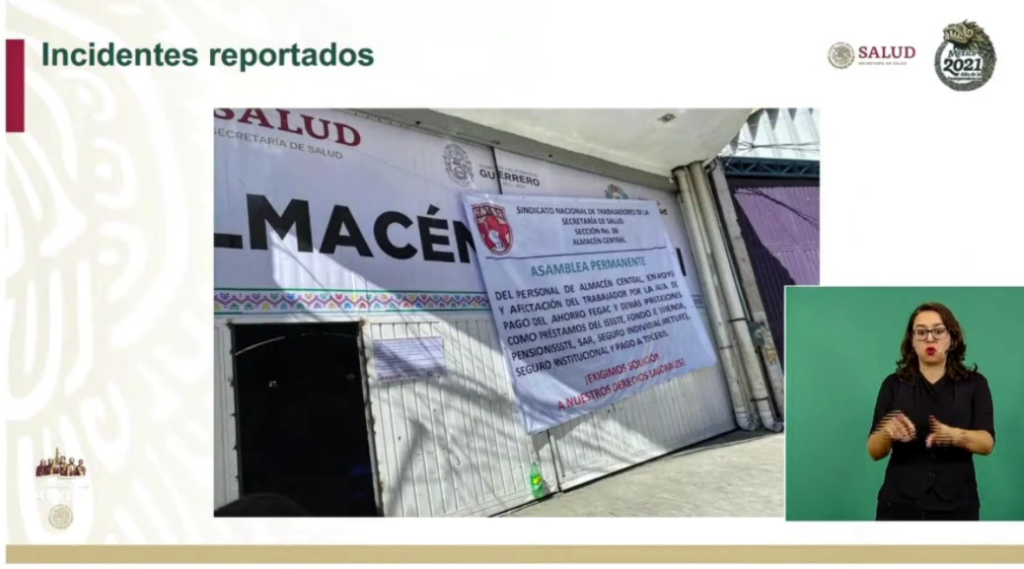 PRINCIPAL por toma de almacen no hay medicinas