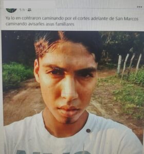 ROJA MENSAJE EN REDES SOCIALES