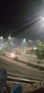 Marquelia El humo llega hasta el bulevar