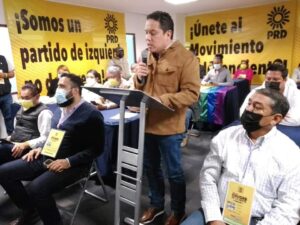 BOLETÍN Evodio Velázquez durante su mensaje