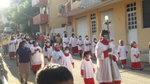 OME Primera procesión guadalupana