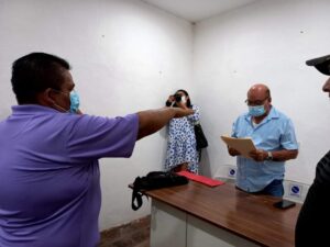 SAN LUIS TOMA DE PROTESTA A ABAD GARCIA