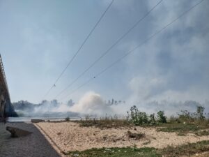 Marquelia.- El incendio