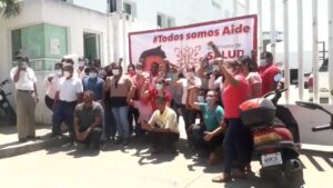 PRINCIPAL trabajadores manifiestan su respaldo
