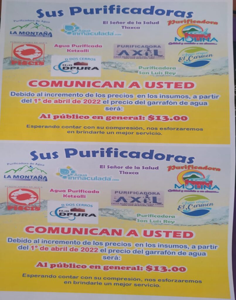 SAN LUIS PROPAGANDA DE AUMENTO