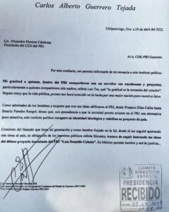 COPALA LA RENUNCIA
