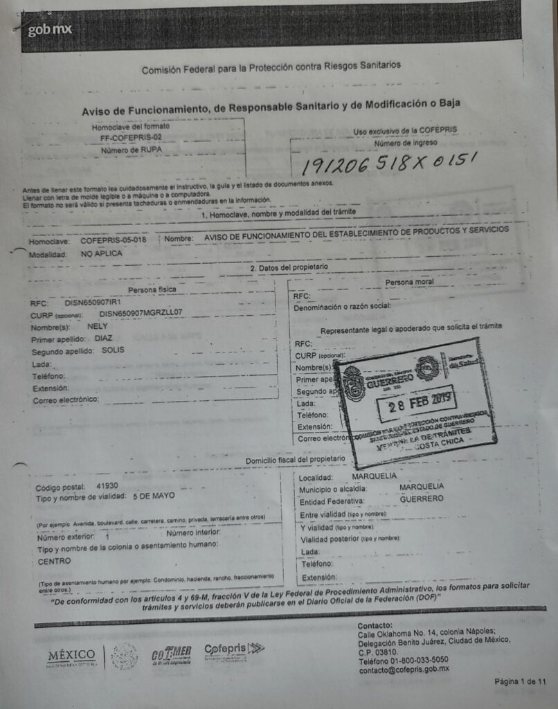Marquelia El registro de la purificadora (2)