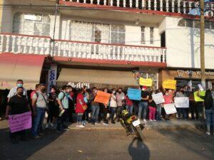 OME Maestros manifestándose
