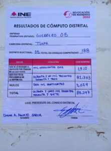 estado resultado en la montaña