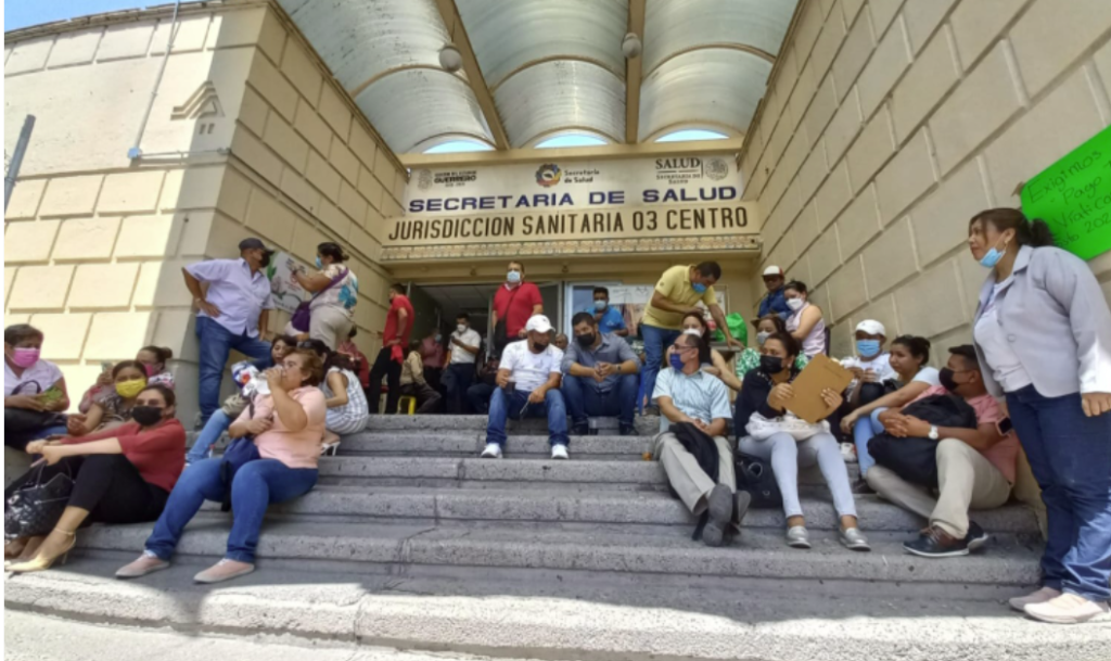 estado salud protesta