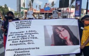 ROJA MANIFESTACION POR LA MENOR DESAPARECIDA