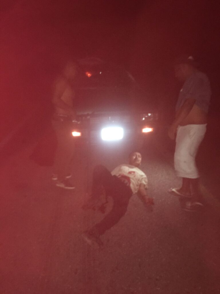 ROJA UNO DE LO SLESIONADOS