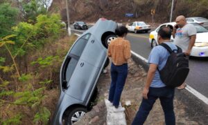 roja Uno de los accidentes en la Escénica