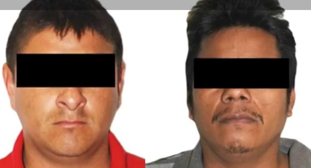 roja dos de los detenidos