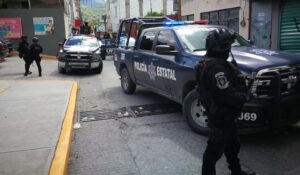 roja presecia policial en la capital