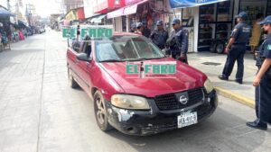 ROJA El Sentra que manejaba