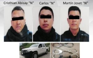 roja detienen a 3 falsos policias