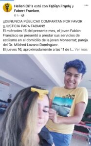 san luis la denuncia en Facebook