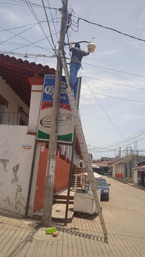 BOLETÍN OME REHABILITAN LUMINARIAS