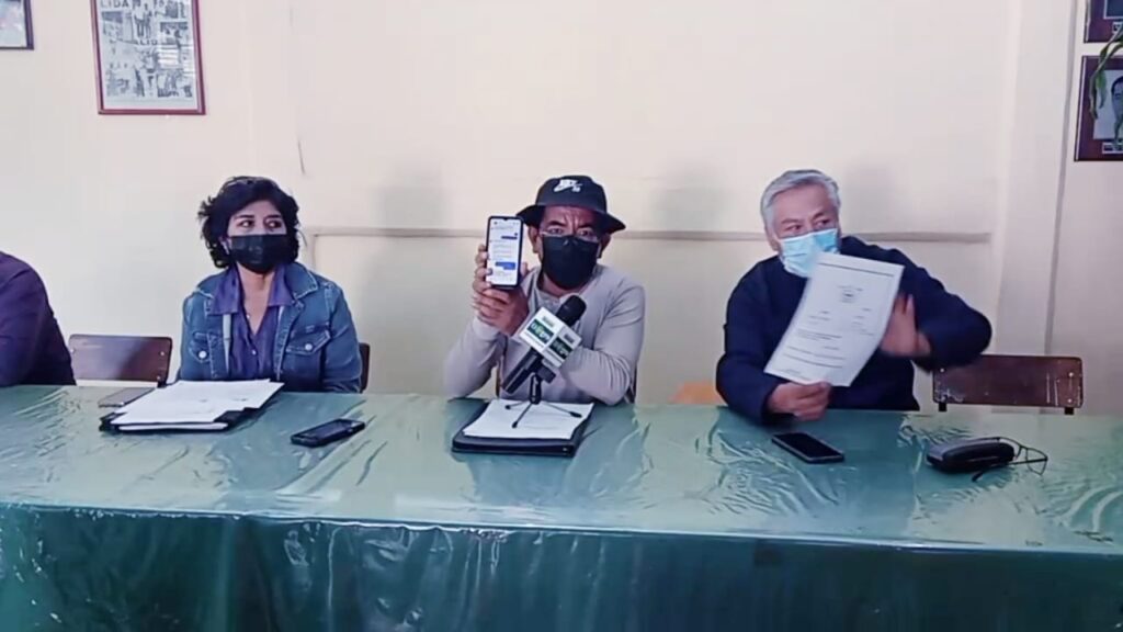 ESTADO DENUNCIAN FRAUDE