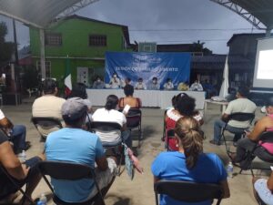 Marquelia Durante la cuarta sesión de cabildo abierto