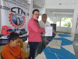 Marquelia Víctor Uranga Carmona, delegado de la CTM