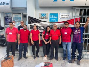 OME Los trabajadores en Telmex