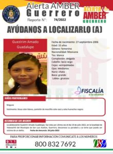 ROJA Alerta Amber