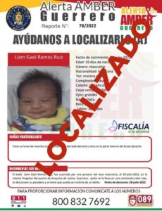 roja bebé localizado