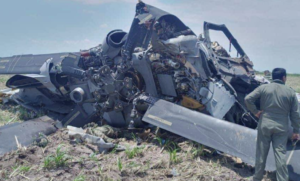 roja helicoptero no fue derribado