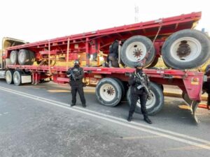roja los tractocamiones