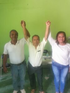 OME Enrique Baños, Tomás Molina y Leticia de la Cruz