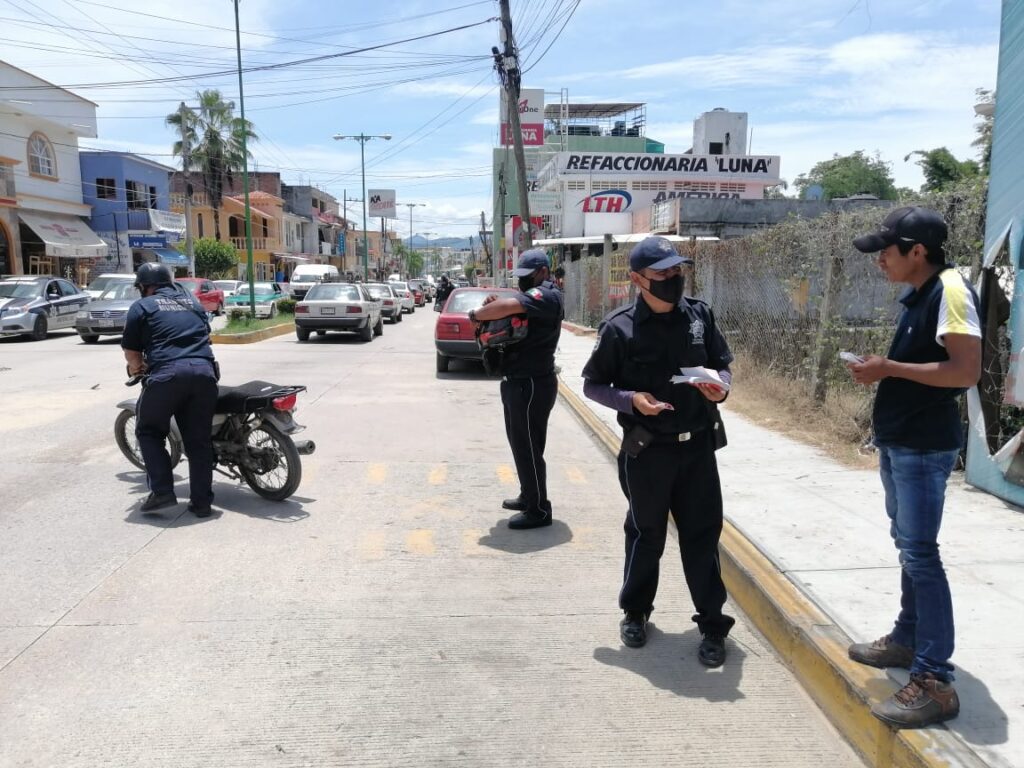 OME LOS TRANSITOS SANCIONANDO