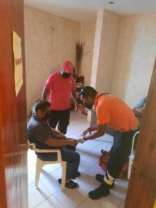 ROJA Daniel Cortés Zaragoza siendo auxiliado (1)