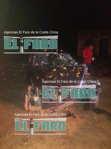 ROJA EL AUTO VOLCADO