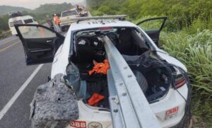 roja accidente de gn