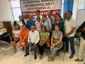 OME El comité provisional en la toma de protesta de Tomás Molina